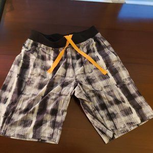 Men's Lululemon Athletic Shorts Orange Accent